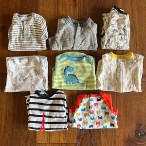 0-3M Boy Mixed Brand Bodysuit Bundle